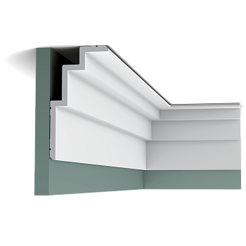 Карниз Orac Decor Полиуретан  C392 STEPS д 2000 x в 190 x ш 100